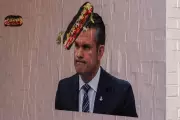 Mystery 'Sandwich Guy' Posters Plaster Washington DC, Mocking Pete Hegseth and Stephen Miller