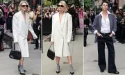 Naomi Watts Stuns at New York Fashion Week in Daring Leather Trousers and Sheer Top