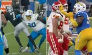 NFL Fury as Chiefs Star Travis Kelce Flattened by Vicious Cheap Shot | Video
