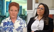 Pauline Hanson Backs Jacinta Nampijinpa Price in Fiery Senate Clash Over Indigenous Voice | Daily Mail