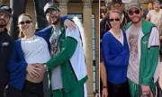 Pete Davidson's Tender Moment: Cradling Girlfriend Elsie Hewitt's Baby Bump at NFL Game