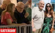 Rudy Giuliani Attends Baseball Game with Rumoured Girlfriend Maria Ryan Days After New Hampshire Car Crash
