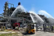 Russian Oil Refinery in Flames After Suspected Ukrainian Drone Strike in Kirishi