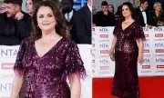 Ruth Jones Stuns in Glittering Purple Gown at NTAs Amid Split from Husband David Peet