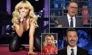 Sabrina Carpenter's Free Speech Rant on SNL Sparks Debate: Jimmy Kimmel and Stephen Colbert Weigh In