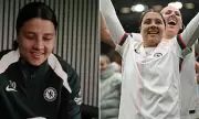 Sam Kerr's Century of Goals: Chelsea Star's Joy as She Receives Handcrafted Boots Milestone Gift