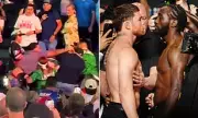 Shocking Brawl Erupts Among Fans at Canelo vs Crawford Weigh-In | Chaos in London