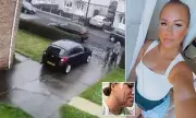 Shocking Moment Ex-Boyfriend Slashes Prison Officer's Throat with Stanley Knife in Revenge Attack | Daily Mail
