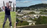 Shocking Video: Man and Woman Charged After Schoolgirl Threatened with Knife and Axe in Alleged Blackmail Plot | Daily Mail