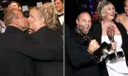 Stephen Graham's Heartfelt Emmys Kiss for Wife Hannah Walters After Emotional Win | Daily Mail