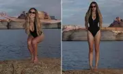 Sydney Sweeney Dares to Dive: Euphoria Star Leaps from 25ft Cliff in Daring Plunge