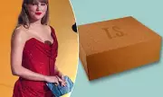 Taylor Swift's Chic Orange Box Bag Sends Swifties Into A Frenzy | Exclusive Merch Drop
