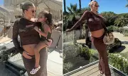 Taylor Ward Flaunts Growing Baby Bump On Sun-Kissed Family Holiday With Daughter Mila | Exclusive Photos
