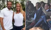 Tiger Woods and Donald Trump Tee Off in Exclusive Golf Outing as Vanessa Bryant and Josh Shapiro Attend