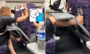 Train Rage Erupts: Furious Passenger Shoves Stranger in Reclining Seat Clash | UK Transport Chaos