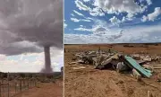 Utah Tornado Terror: 'Dust Devil' Twister Sends Dessert Festival Crowds Fleeing in Panic | Daily Mail