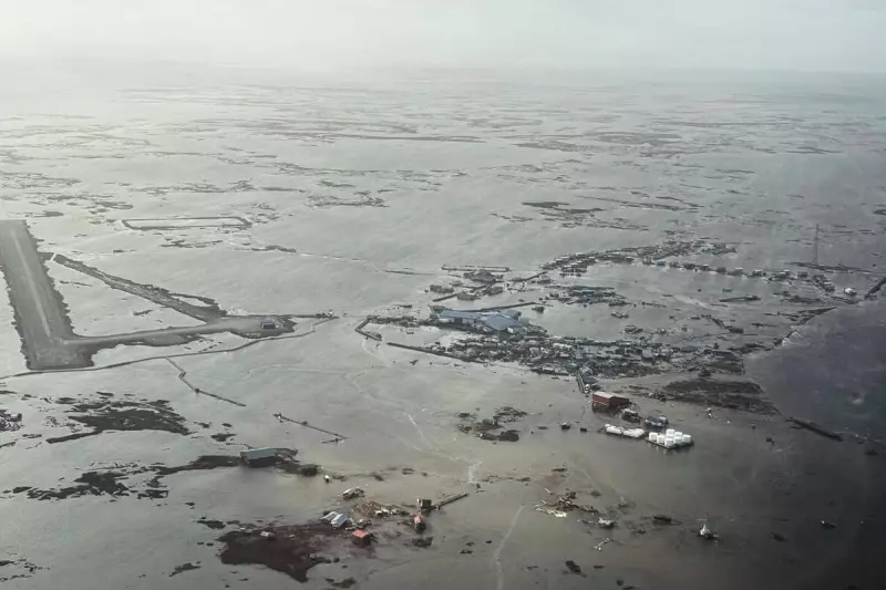 Alaska in Crisis: Unprecedented Flooding Forces Mass Evacuations as Typhoon Merbok Ravages Coastal Communities