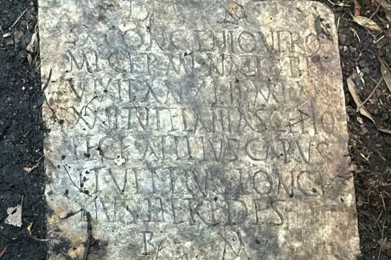 Ancient Roman Headstone Unearthed in New Orleans in Astonishing Archaeological Find