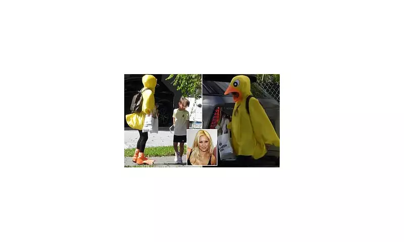 Anna Kournikova's Bizarre Chicken Costume Stuns Paparazzi During Family Outing