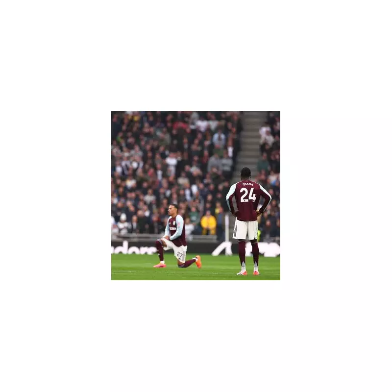 Aston Villa Star Onana Takes Powerful Knee in Emotional Anti-Racism Stand After Vile Abuse