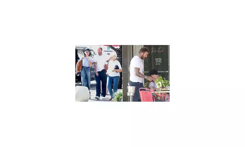 Beckhams' Al Fresco Affair: David and Victoria Share Intimate Lunch Date in London