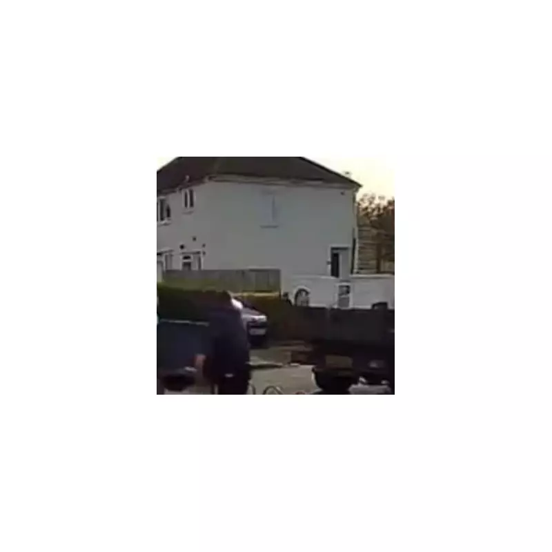 Brazen Thieves Caught on Camera Stealing Tumble Dryer from London Home