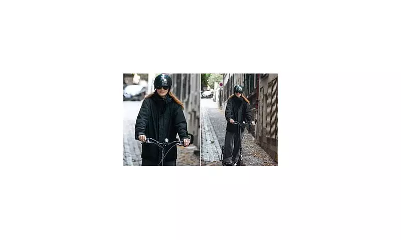 Carla Bruni Spotted Scooting Through Paris in Casual Chic Style as Sarkozy Begins Prison Sentence