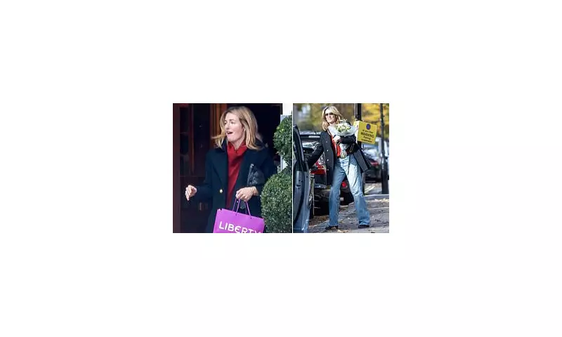 Cat Deeley Spotted Shopping at Liberty London Carrying Beautiful Bouquet After Emotional This Morning Week