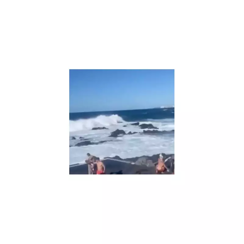 Caught on Camera: Rogue Waves Wipe Out Outdoor Restaurant in Majorcan Storm Chaos