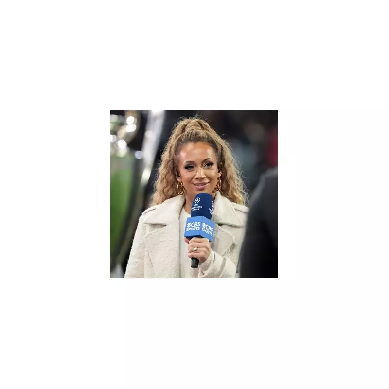 CBS Sports Presenter Kate Scott's Live Wardrobe Malfunction Sparks Viewer Concern During Champions League Coverage
