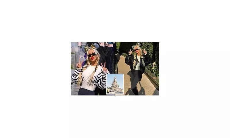 Christina Aguilera Shows Off Incredible 50lb Weight Loss With Tiny Waist at Disneyland Paris
