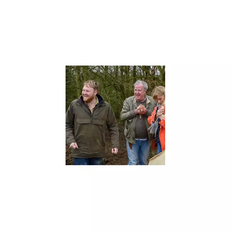 Clarkson's Farm Stars Jeremy Clarkson and Kaleb Cooper Recall Terrifying Tractor Crash That Nearly Ended in Tragedy