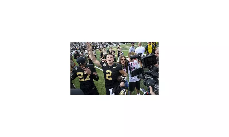 College Football Rankings Shocker: Vanderbilt Stuns Ohio State in Historic Upset