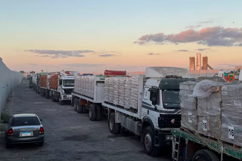 Desperate Aid Convoy Reaches Gaza as Humanitarian Crisis Deepens