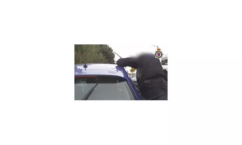 Dramatic Police Takedown: Shocking Moment Officers Storm Moving Car After 27-Minute High-Speed Chase Through UK Streets
