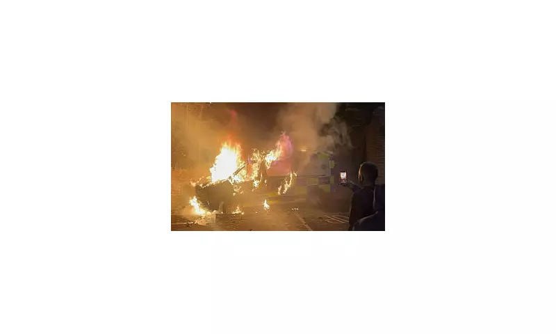 Dublin Erupts: Police Van Torched in Night of Anarchy as Rioters Bring Chaos to Irish Capital