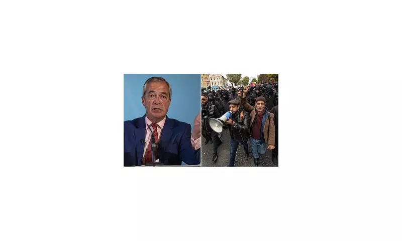 East London Erupts: Muslim Protesters Decry 'Foreign Army' as Farage Condemns 'Alarming' March