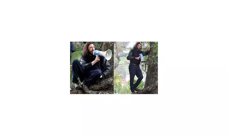 Eco-Warrior Brings The Block to a Standstill: Climate Protester Storms Filming Site