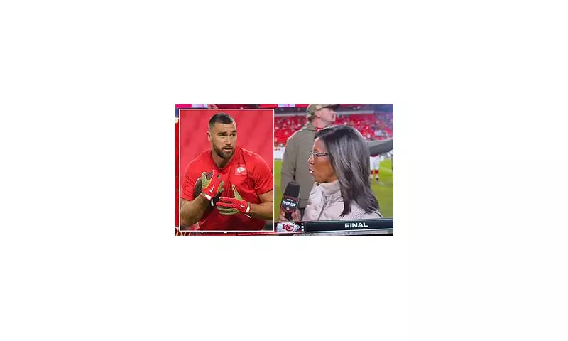 ESPN Reporter's Cringeworthy Blunder: Confuses NFL Superstars Travis Kelce and Patrick Mahomes in Live Interview
