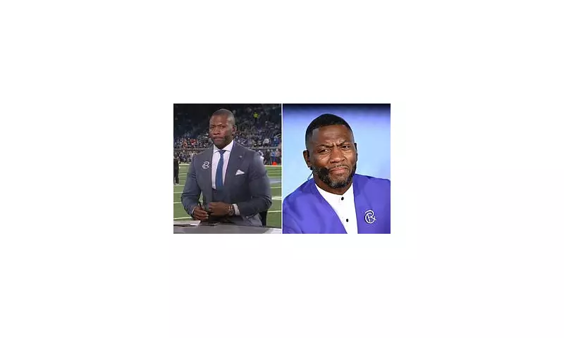 ESPN's Ryan Clark Stuns in Bespoke Suit with Emotional Brooch Tribute