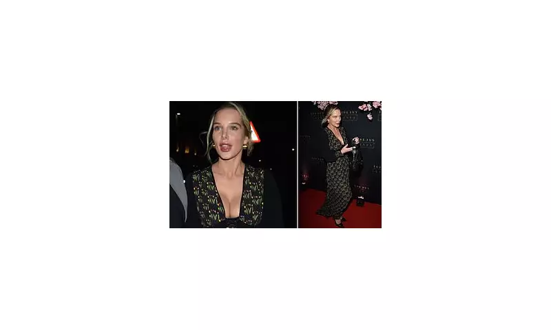 Helen Flanagan Stuns in Plunging Black Dress at VIP Liverpool Event | Style Spotlight