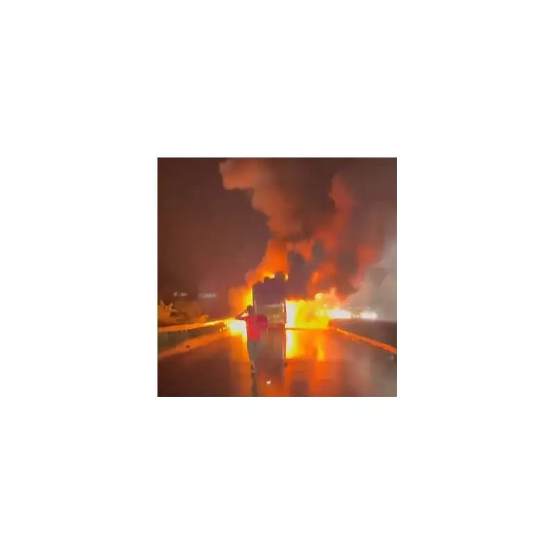Horror on the Highway: Passengers Burn Alive as Coach Erupts in Flames on German Motorway