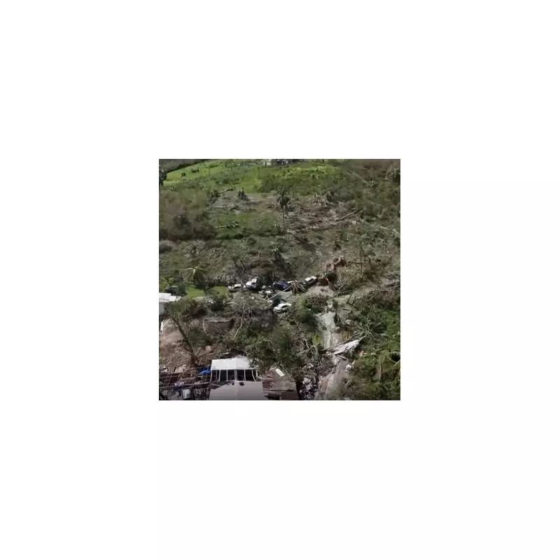 Hurricane Melissa's Wrath: Aerial Footage Reveals Caribbean Devastation as Storm Barrels Towards UK