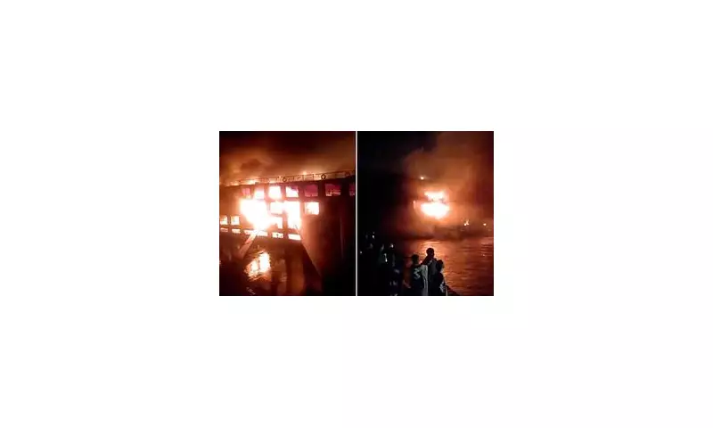 Inferno on the Nile: Terrifying Moment Luxury Cruise Ship Erupts in Flames With Hundreds of Tourists Aboard