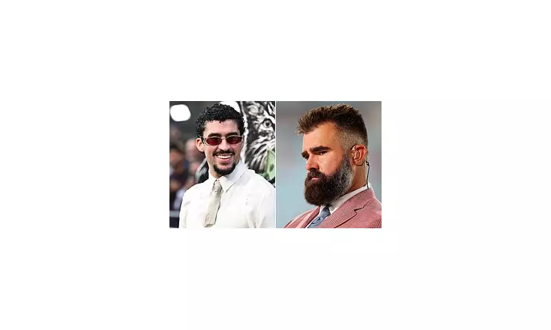 Jason Kelce and Bad Bunny Set for Super Bowl Spectacle in Unlikely Collaboration