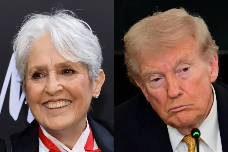Joan Baez Unleashes Scathing Poem Comparing Donald Trump to a 'Putrid Worm'