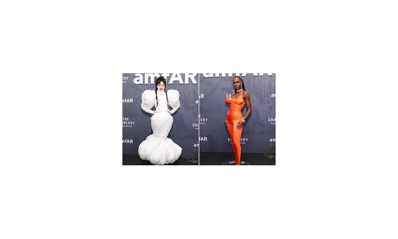 Julia Fox Stuns in Avant-Garde Gown While Jodie Turner-Smith Dazzles at Star-Studded amfAR London Gala
