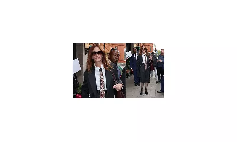 Julia Roberts Spotted in London: Pretty Woman Star's Low-Key Hotel Arrival Captivates Fans