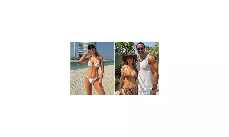 Kate Ferdinand Stuns in Skimpy White Bikini During Dubai Family Getaway with Husband Rio