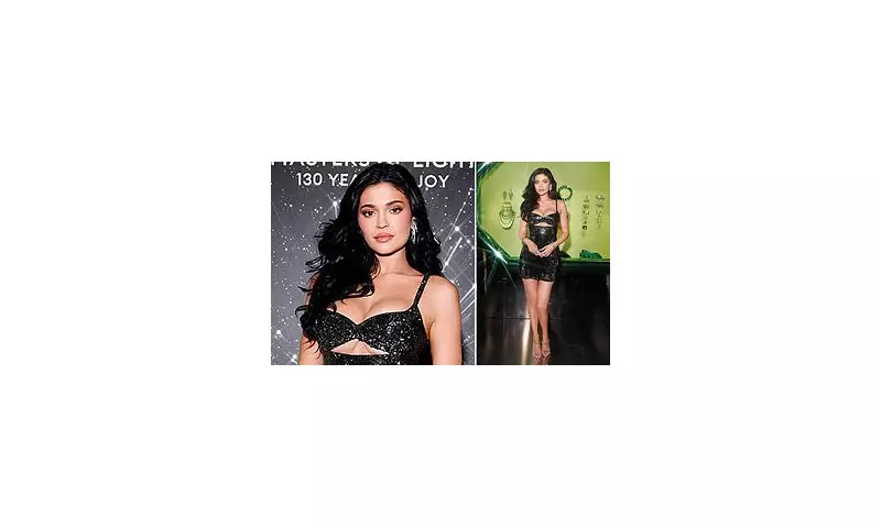 Kylie Jenner Stuns in Dazzling Swarovski Gown With Daring Neckline at Star-Studded Event